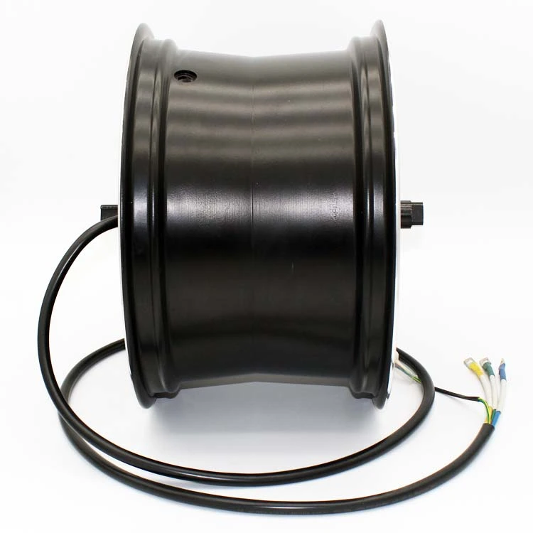 Động cơ trục bánh xe BLDC 1200w 72V cho xe máy điện 12 inch không chổi than động cơ phanh đĩa DC