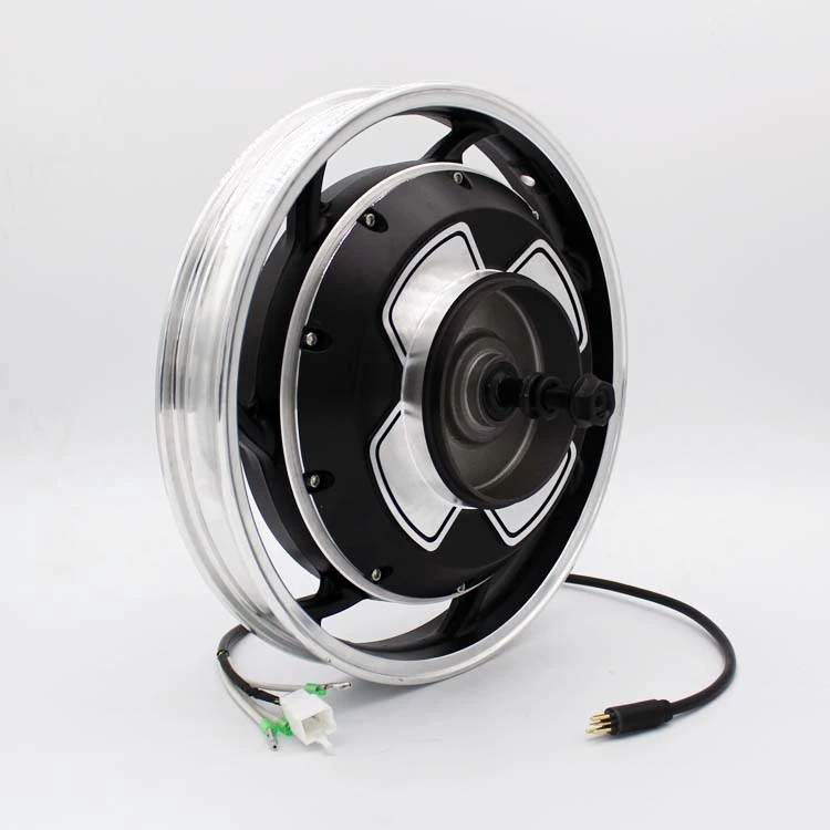 16英寸500W 48V 60V 72V无齿轮无刷鼓刹式电动摩托车无刷直流（BLDC）电机