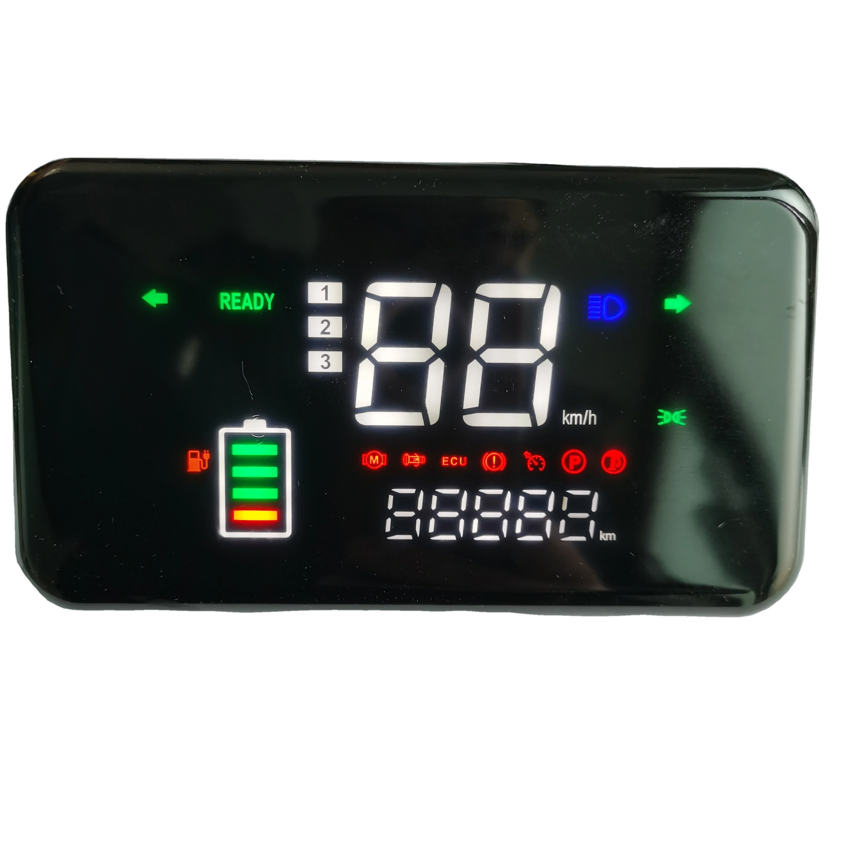 精密仪表48V 60V 72v电动摩托车LED速度计