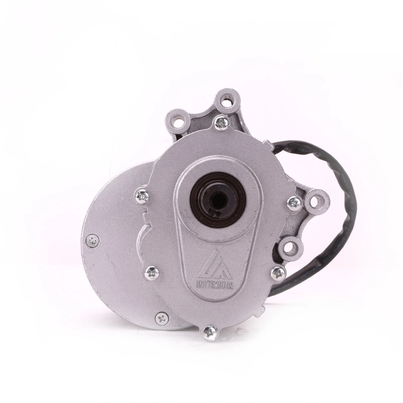 Động cơ DC có chổi than 350W 24V 120RPM động cơ bánh xe cho xe lăn phanh điện từ DC có chổi than