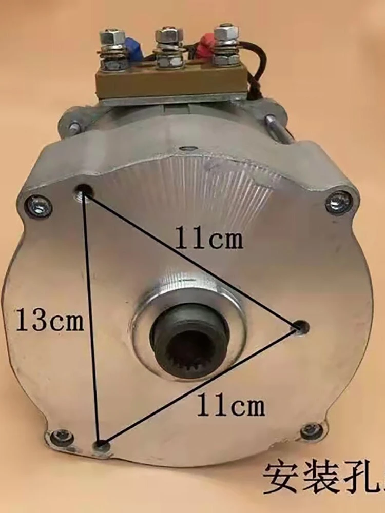 DPT 이신 전동기 48V 3kW/5kW 교류 전동기 부품, 4륜 전기 자동차에 적합, 중국 제조