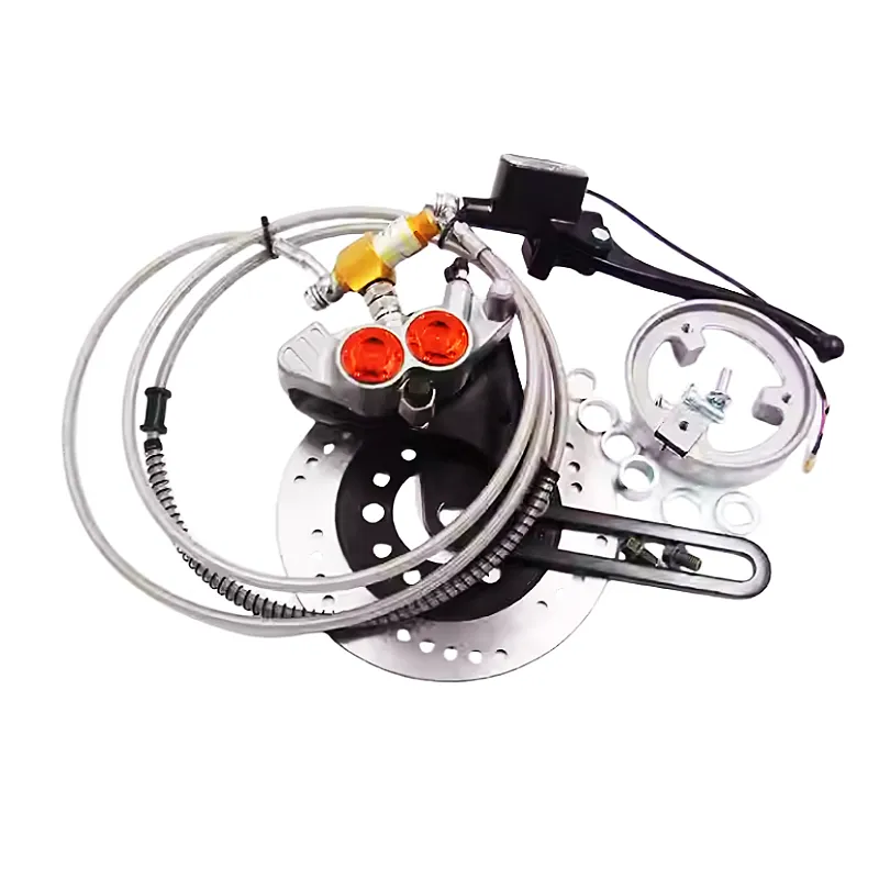 Hộp số xe điện Phanh xe điện điện Máy móc tay Sau 110 đĩa phanh bộ lắp ráp