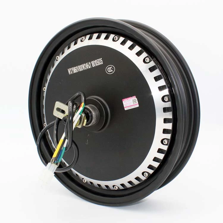 저속 허브 모터 500W 12인치 16인치 72V 디스크 브레이크가 장착된 전기자전거 모터