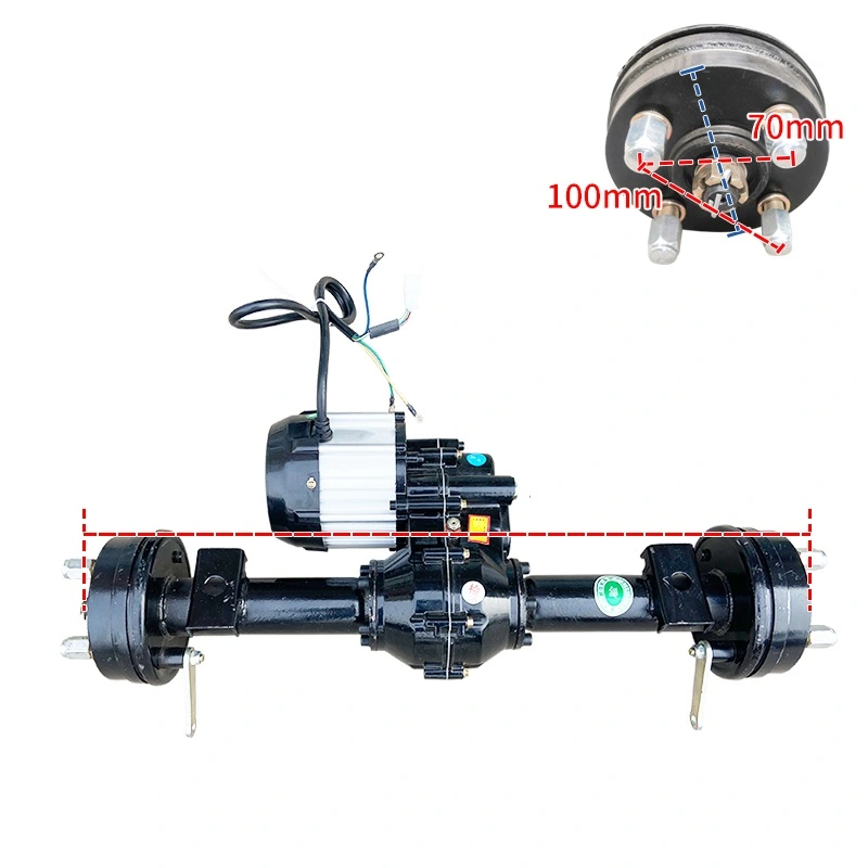Bộ điều khiển trục sau động cơ không chổi than tốc độ thấp 48V800W được sửa đổi cho trục sau của xe ba bánh điện