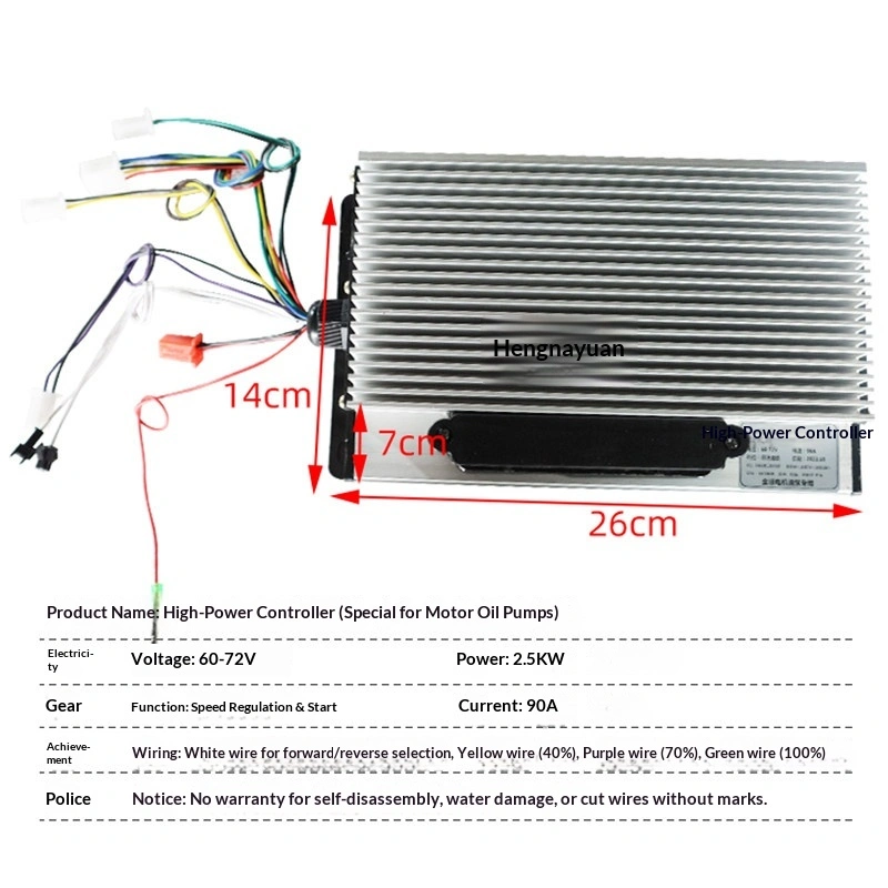 电动叉车堆高双向液压泵 60V 72V 2200W 3000W 外置泵无刷电机