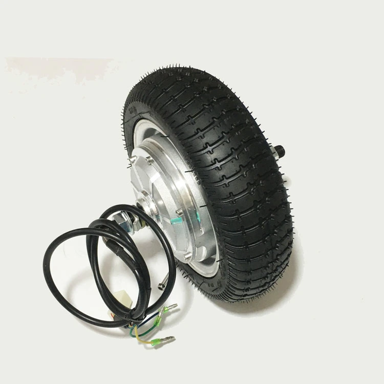 고토크 24V 36V 9 인치 DC 모터 500W 전동 스쿠터 브러시리스 허브 모터