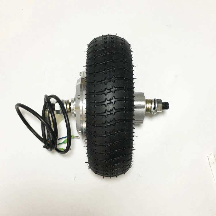 고토크 24V 36V 9 인치 DC 모터 500W 전동 스쿠터 브러시리스 허브 모터