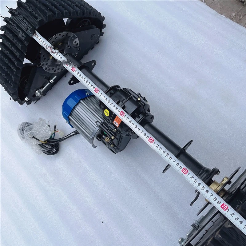 Electric Snowmobile Rear Axle 60 1000W Motor Track Wheel Electric Go Kart Rear Axle Differential Kit
