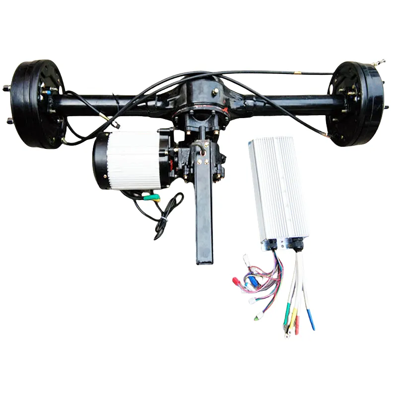 Electric tricycle Hybrid car rear axle 1000W 60V 72v hybrid rear axle assembly