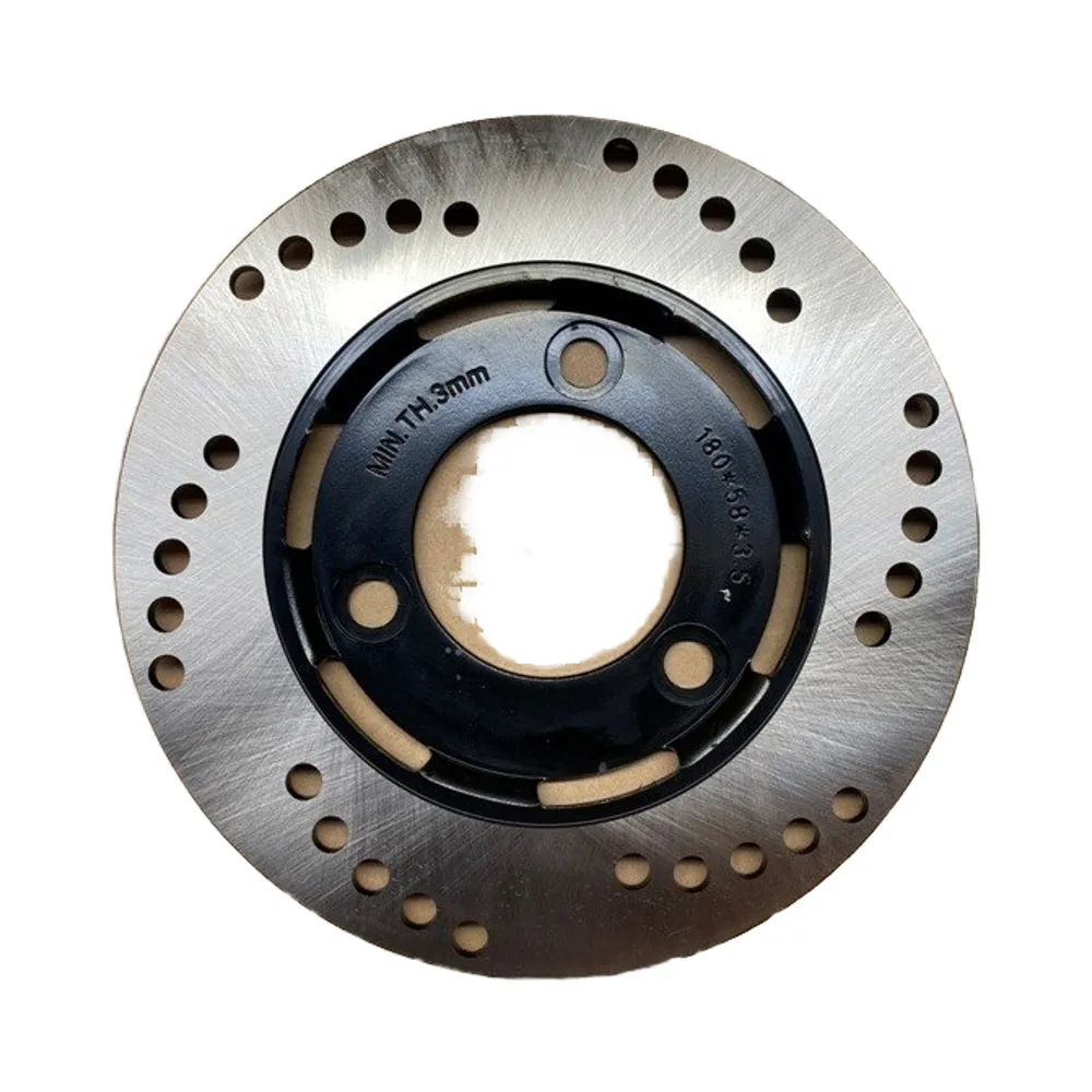 Đĩa phanh sau thay thế mới cho xe máy điện, đường kính ngoài 180 mm, đĩa lồi lõm, kích thước 180/190/220, 1 năm