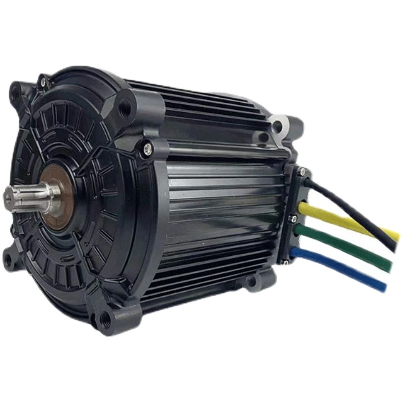 摩托车中置电机180 90H 8000W 72V 110KPH中驱电机，带FarDriver ND721800控制器