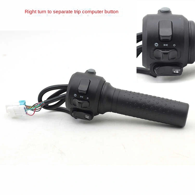 MENGSUB EB Left and Right Combined Aluminum Horn Switch Assembly Parts for SUTABEL Electric Vehicle, brand new, from China.