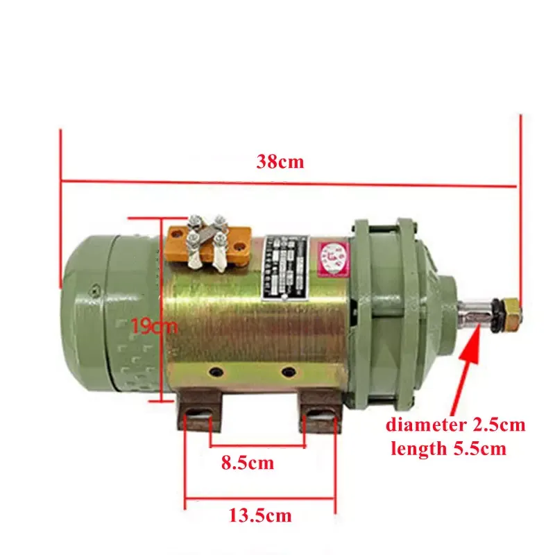 Xe máy ba bánh xe bằng điện 48V 1200W 60V 1500W động cơ chổi than mô-men xoắn cao cho xe điện
