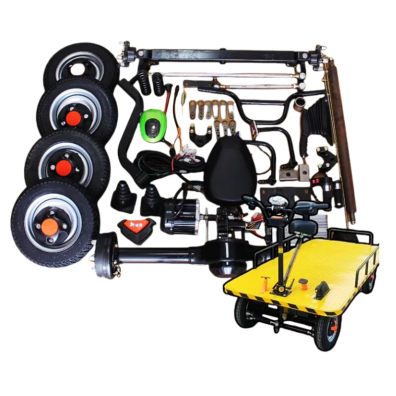Bộ 500W xe điện bằng phẳng xe tải bánh sau bánh xe bộ dụng cụ chuyển đổi