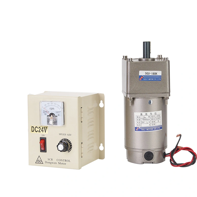 High Speed DC Gear Motor 30w 60w 200w DC Electric Motor