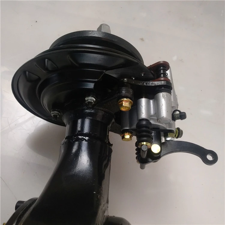 四轮汽车后桥总成60V 72V 1500瓦电机高端低速无轨游乐列车后桥