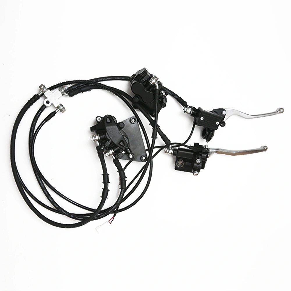 phanh CBS thủy lực đĩa mới thanh kết nối trước/sau bơm chính bơm phụ má phanh hợp kim nhôm pít-tông 14mm/25mm