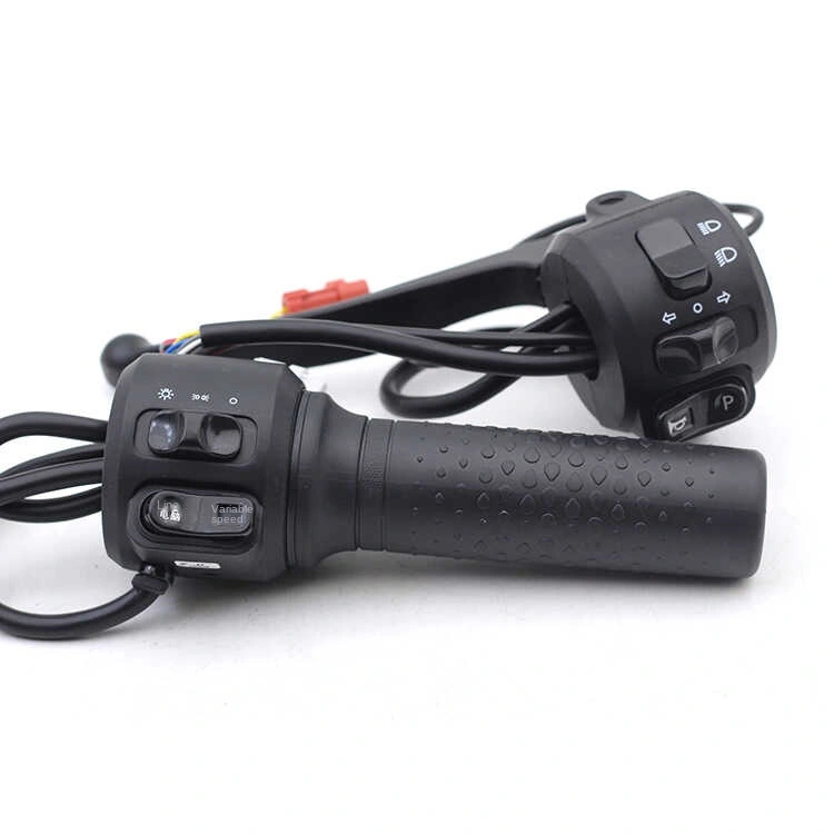 Bộ phận công tắc còi nhôm kết hợp trái phải GC6 của xe điện Shitaibei Mengsu EB, hàng mới, Trung Quốc