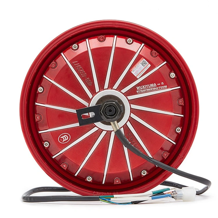 10 Inch 72V 3000W High Power Electric Motorcycle Hub Motor With Disc Brake