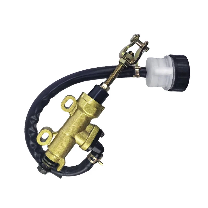 Phanh đĩa sau của xe máy điện sửa đổi Bơm thủy lực phanh chân bán kim loại địa hình off-road của kiểu Earth Eagle King