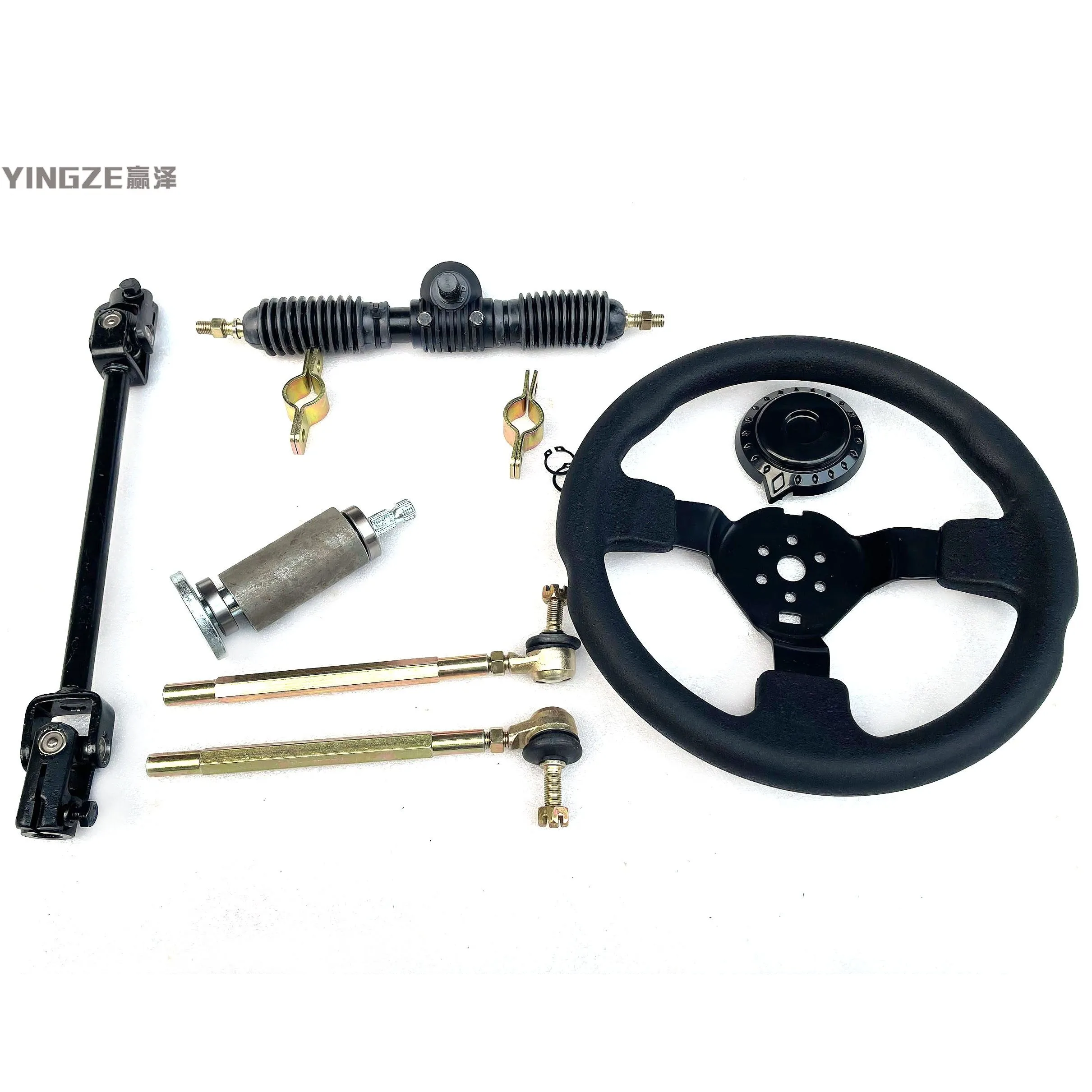 Phụ tùng xe máy điện 4 bánh DIY 32-42Cm Ốp Bát Ăng Ổ Bi Lái Thước Lái
