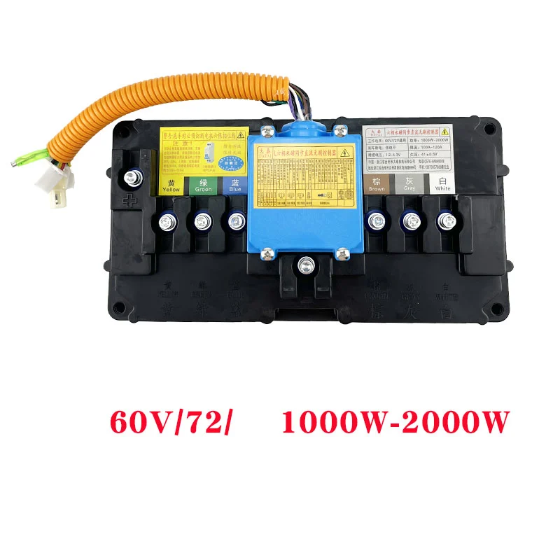 bộ điều khiển công suất lớn 60v 72v 3000w 5000 8000W sáu pha không chổi than bộ điều khiển động cơ đồng bộ nam châm vĩnh cửu
