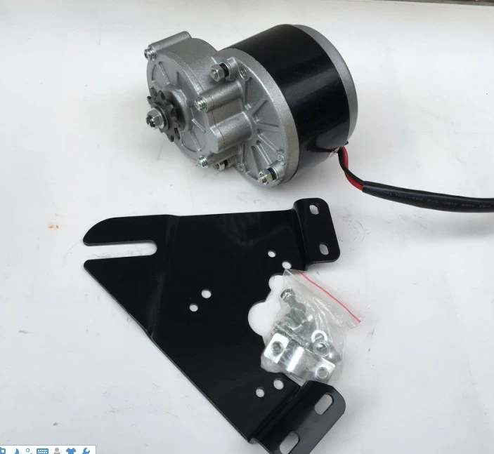 Bán chạy DC động cơ 350W 24v lực lượng điện bàn chải động cơ cho nhỏ xe điện