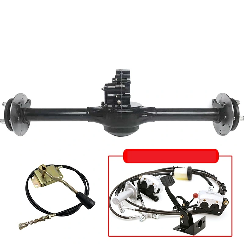 Bộ phận ở cầu sau của xe ba bánh điện 3000W 72V 50kmh Bộ phận phanh đĩa tốc độ cao và thấp ở cầu sau có bộ phận phanh chân