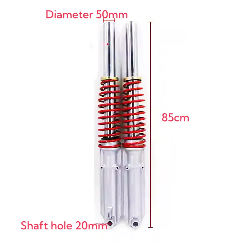Front shock absorber for electric tricycle, high-quality front fork assembly for electric vehicle