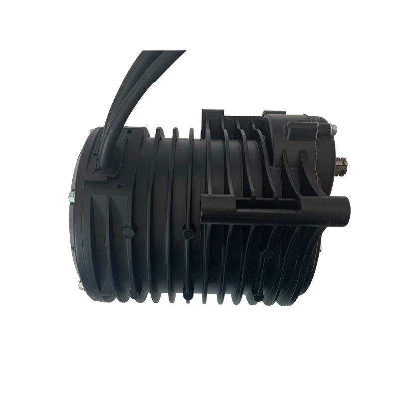 直流无刷轮毂电机 138 70H 72V 5500W 中置驱动电机带变速箱防水适用于电动全地形车越野摩托车 100km/h