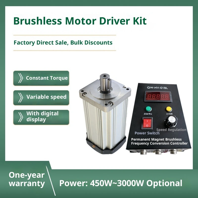 Bộ định tuyến động cơ không chổi than công suất lớn áp cao 24V bộ truyền động động cơ chức năng thuận nghịch Model QW80BL007