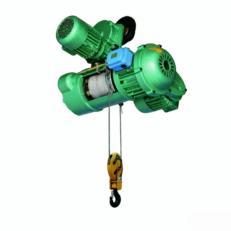 Two-speed wire rope electric hoist