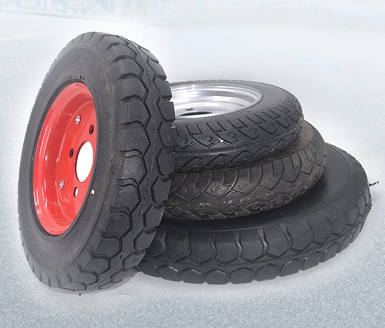 Lốp đặc không dùng hơi chống thủng 400-6 cho bánh sau xe ba bánh điện
