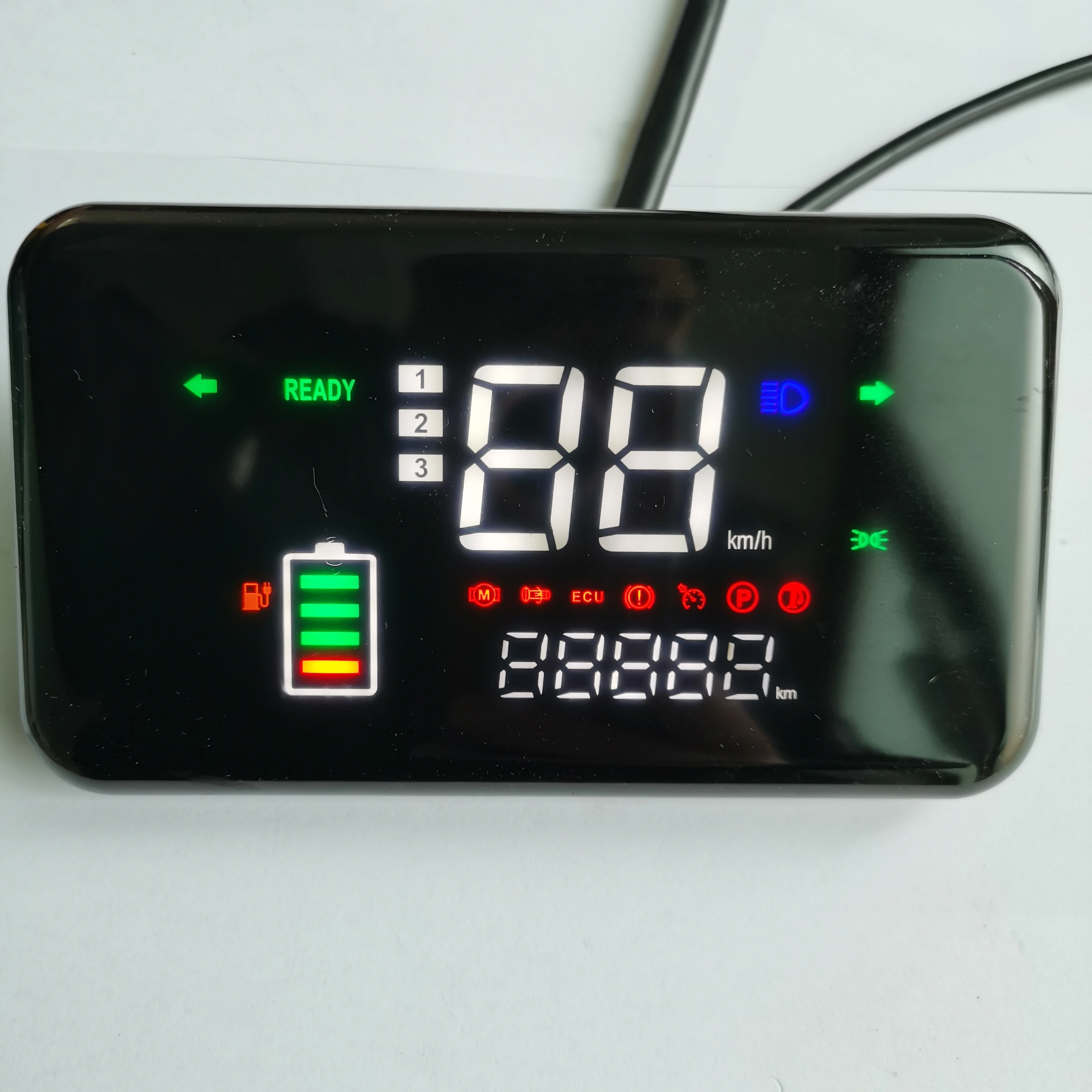 48V 60V 72V Đồng hồ tốc độ hiển thị LED đa năng dùng cho xe máy điện