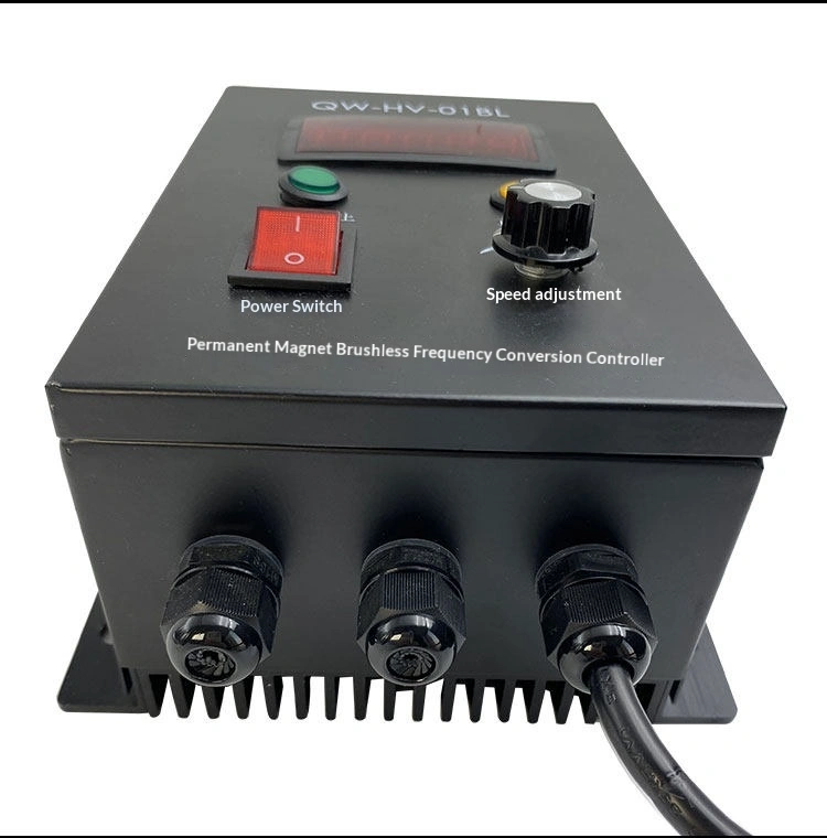 Động cơ không chổi than DC công suất cao tốc độ cao 2000W Nam châm vĩnh cửu 220V 6000 RPM điều chỉnh tốc độ im lặng Lắp mặt bích chống thấm nước