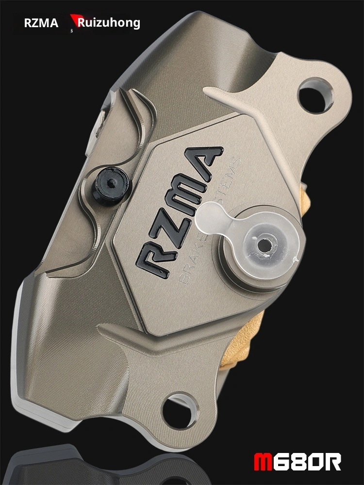 RZMA Rezuma Ersatz-Bremssattel kleine Krabbe M-680T Harteloxiertes Aluminiumlegierung Hinten Motorrad Bremszange 34mm Bohrung brandneu 1 Jahr Garantie