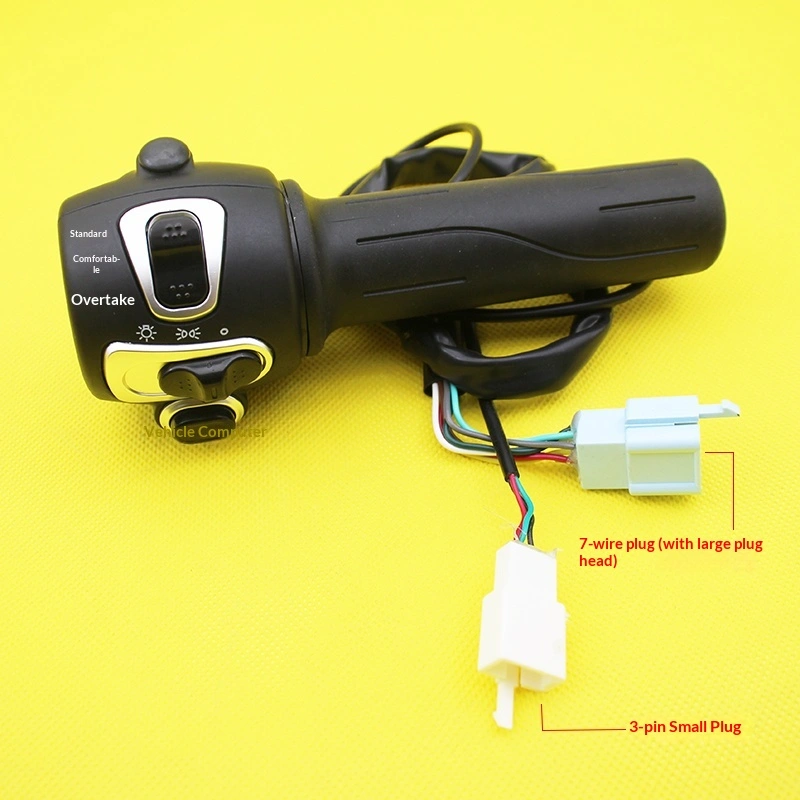 Công tắc tổng hợp cho xe điện Shitaibel thế hệ 4, công tắc tổ hợp phanh tang trống trái / phanh đĩa phải, tốc độ model 123.