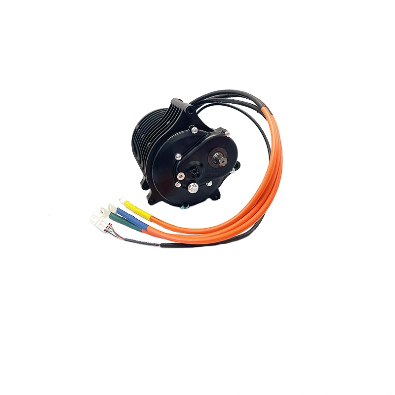 Động cơ không chổi than từ trường trung tâm Quán Thắng dùng cho xe đạp điện chống nước IP65 72V 4300RPM 15A 14.3Nm