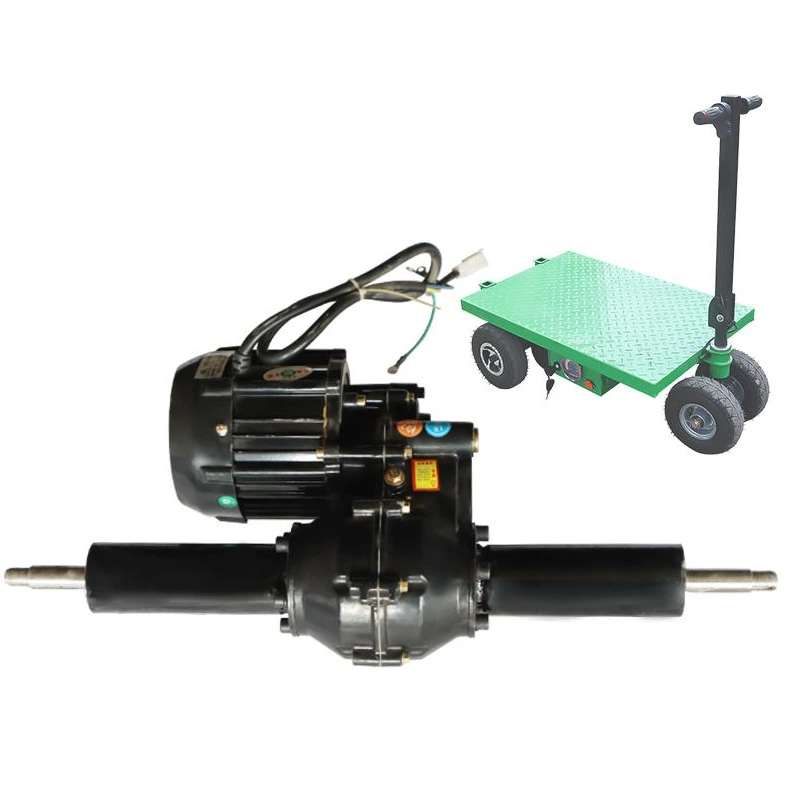 Cầu xe đơn tốc độ thấp động cơ không chổi than 800W cầu xe truyền động sáu rãnh