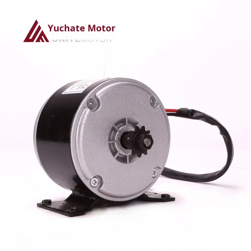 YUNITE 永磁直流高速有刷电机 MY1016-250W24V 高效率 IE4 防滴漏 脚踏式电动自行车