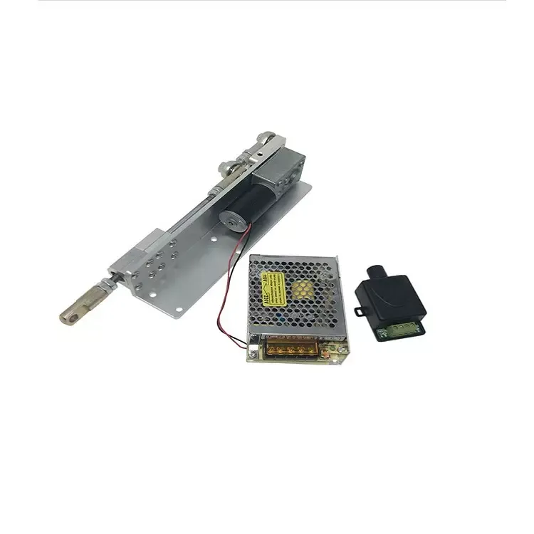 Động cơ tuyến tính 12V 24v hành trình 30mm DIY Động cơ trục vít qua lại kèm bộ điều tốc