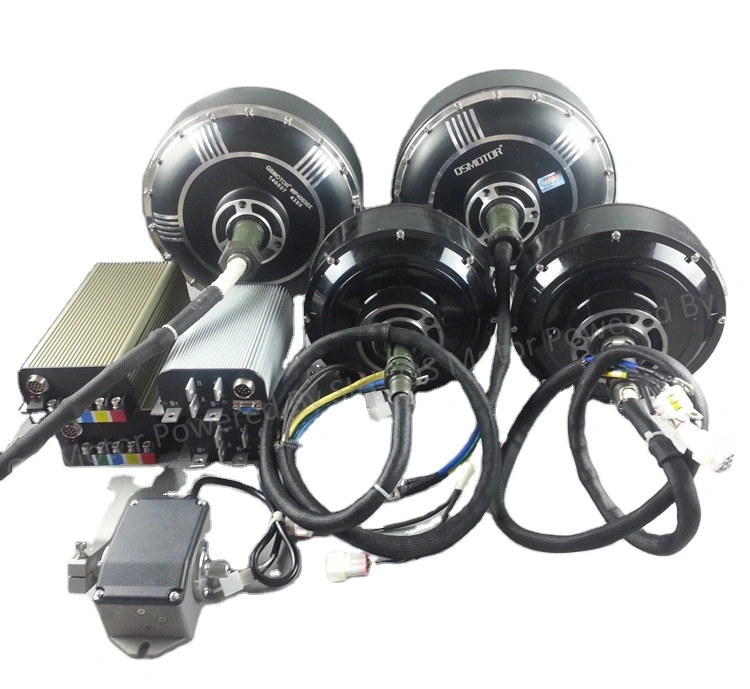 브러시리스 허브 모터 8000W 96V 컨케이브 디자인 전기 허브 모터 자동차 변환 모터 키트