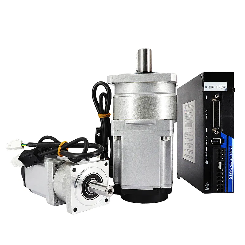 플래닛 60 행성 서보 모터 세트 400W/600W/750W 고전압 통합 컨트롤러 80 웜 기어 감속기