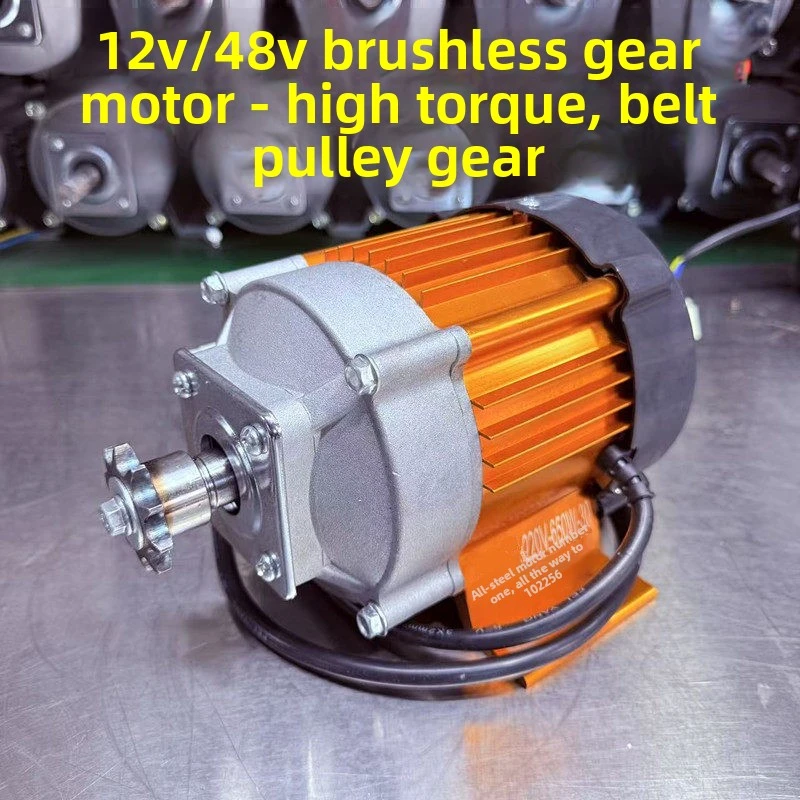12V/24V/48V/220V 저속 대토크 DC 감속기 모터；순동 브러시리스 권선기 모터 11N·m 토크 56W IP44
