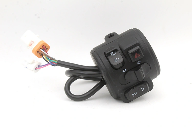 Công tắc tổ hợp TDS34YZ Bellsuperpower Hongtu EB Trung Quốc đèn cảnh báo kép gốc, nút ga mới thay thế lắp trực tiếp