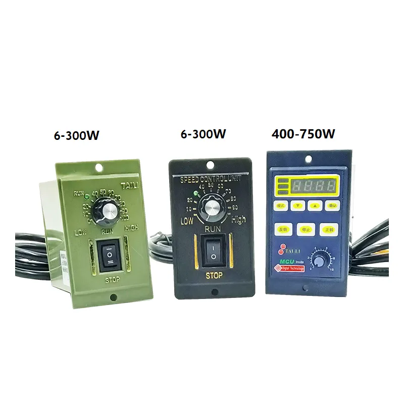 bộ điều tốc chiều AC 6W-400W, bộ điều khiển tốc độ chiều thuận chiều 90w bộ điều tốc động cơ AC