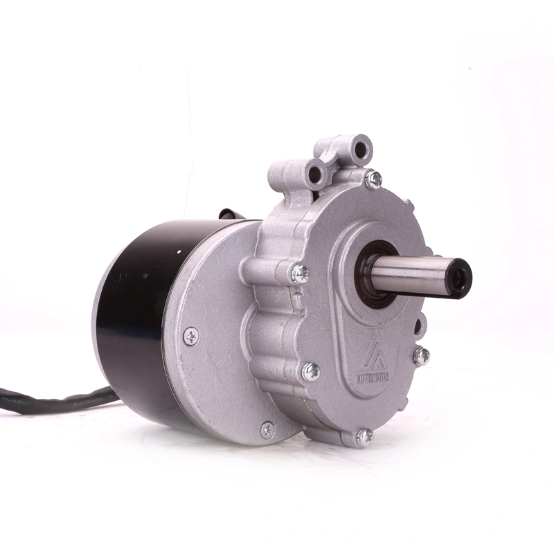 Động cơ DC có chổi than 350W 24V 120RPM động cơ bánh xe cho xe lăn phanh điện từ DC có chổi than