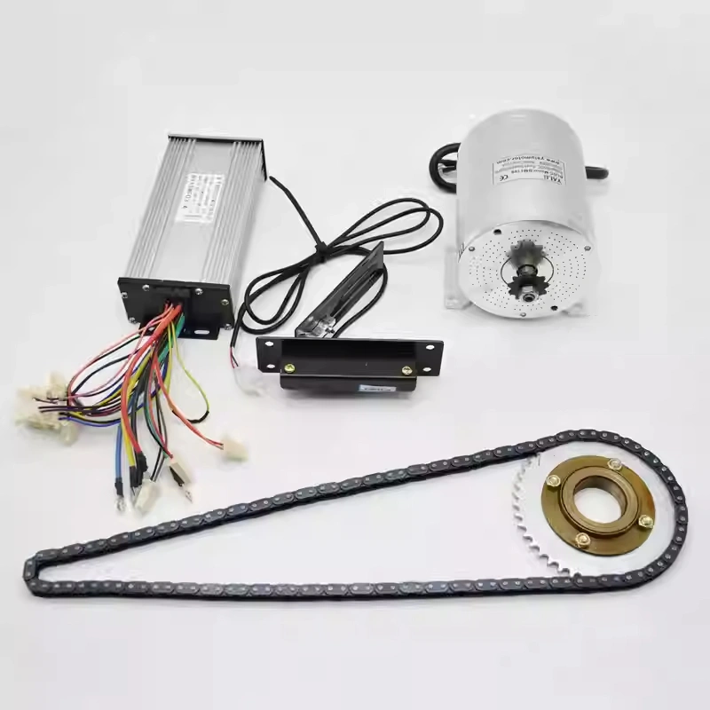 电动沙滩自行车改装套件1000W 36v自行车无刷高速电机