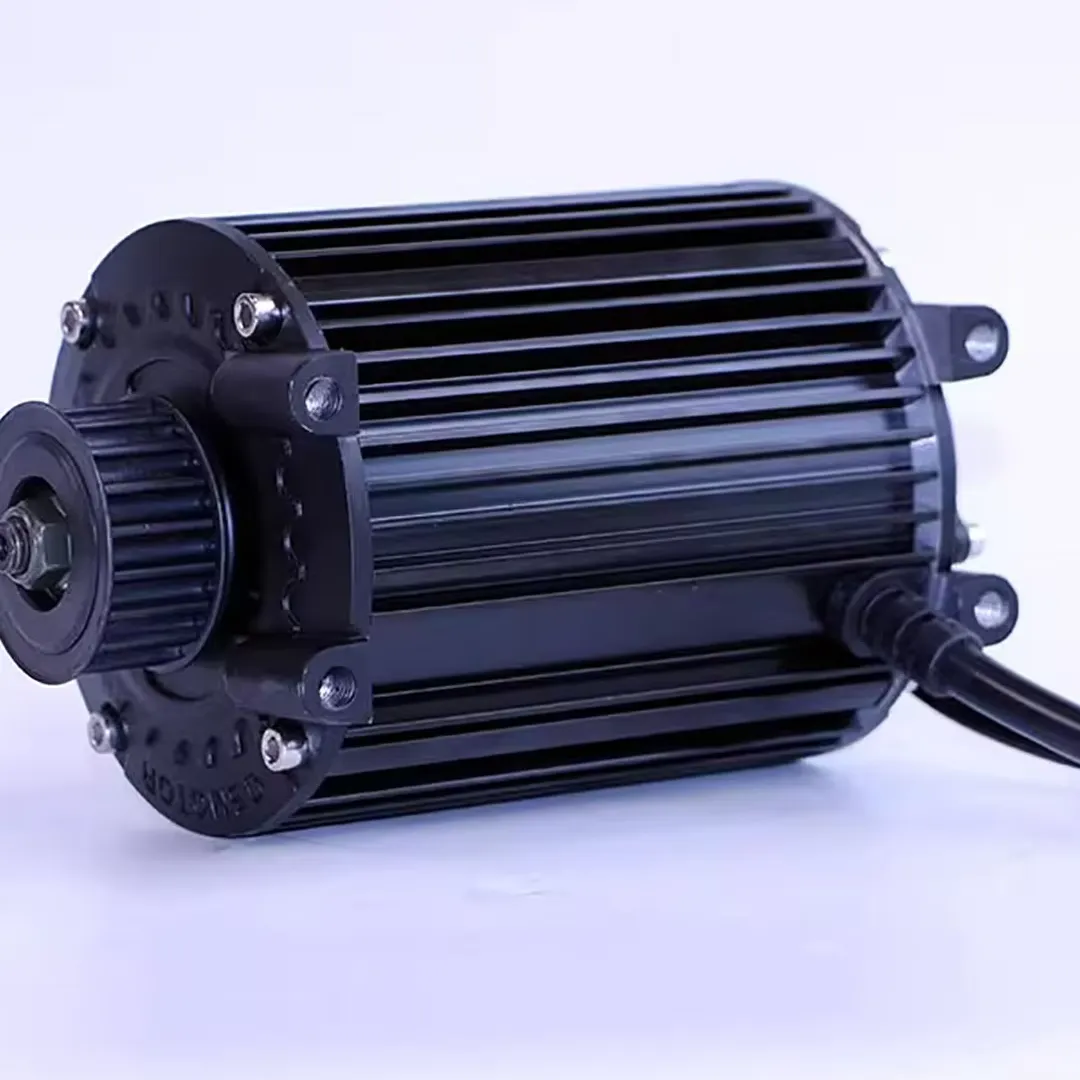 Qsmotor 无刷管状中置驱动电机 60V 1100W 90 120 138 单头高效电机用于电动自行车