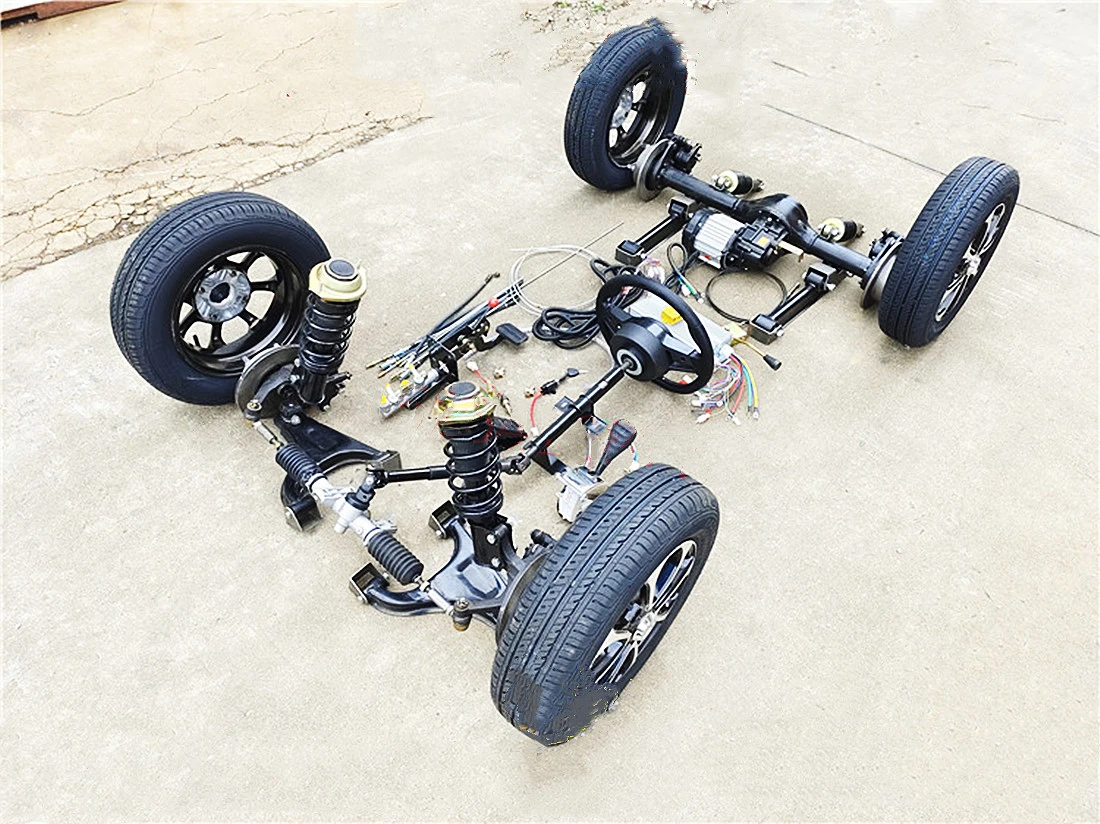 전동 카트 맥퍼슨 서스펜션 어셈블리 96V 16KW 100km/h 후방 구동 전기차 변환 어셈블리